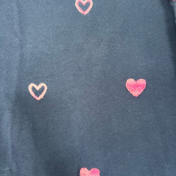 Lilly Pulitzer Rami top Navy with hearts size L - Picture 3 of 7